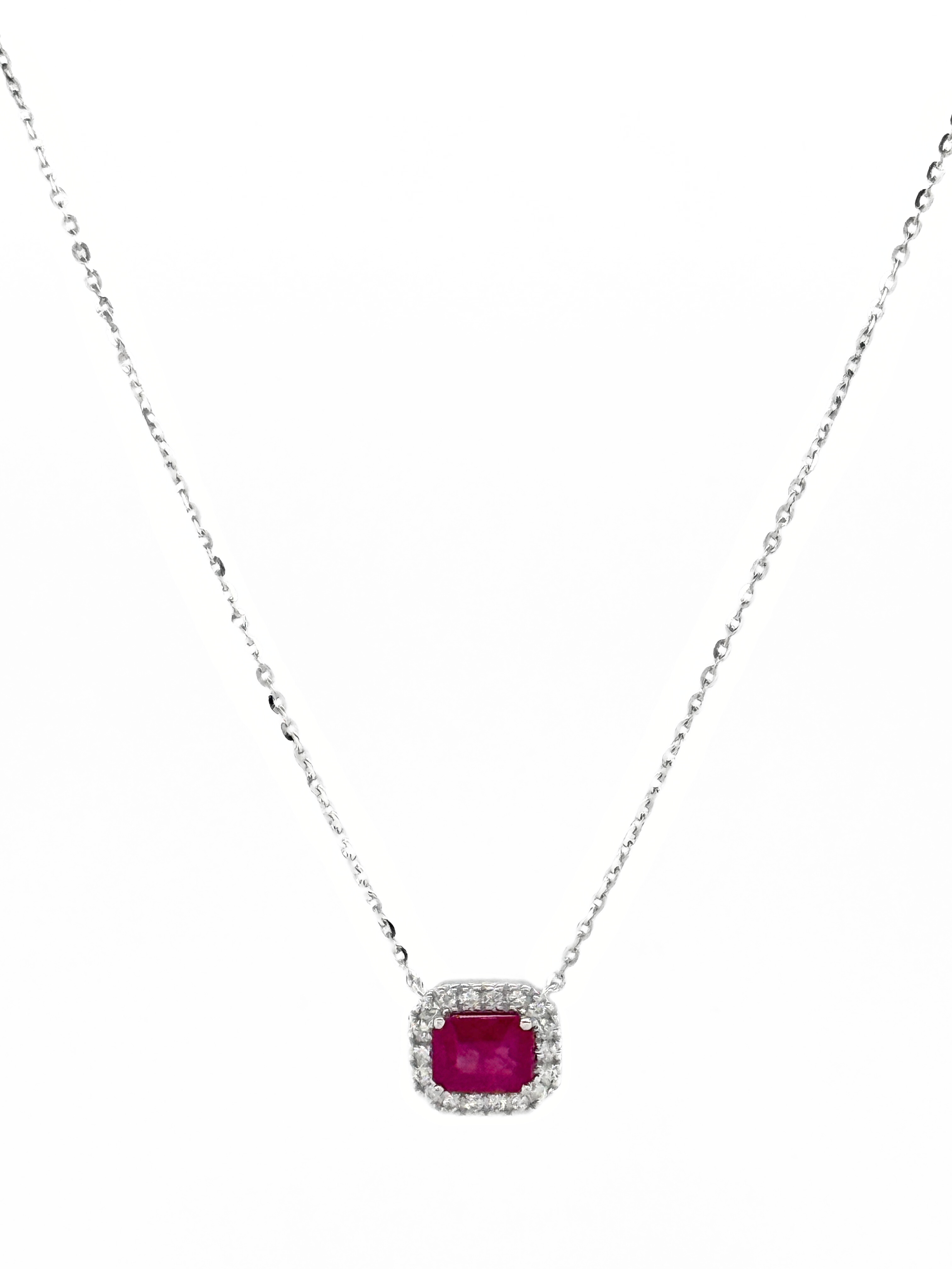 DIAMOND & RUBY NECKLACE-406841